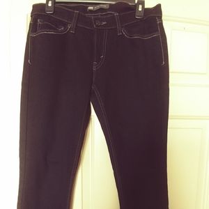 Black 524 Levi jeans